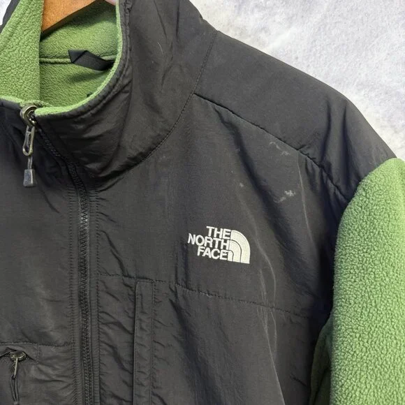 The North Face Denali Jacket Mens XL Green Fleece Outdoors Polartec Recycled - Picture 3 of 16
